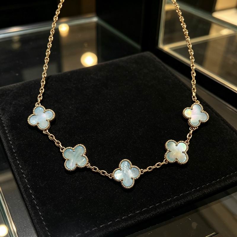 Van Cleef & Arpels Five-Motif Clover Necklace